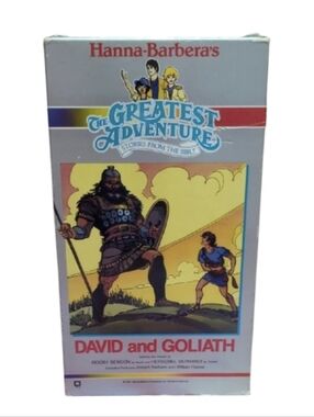1986 VHS  Hanna-Barbera “David & Goliath”The Greatest Adventure